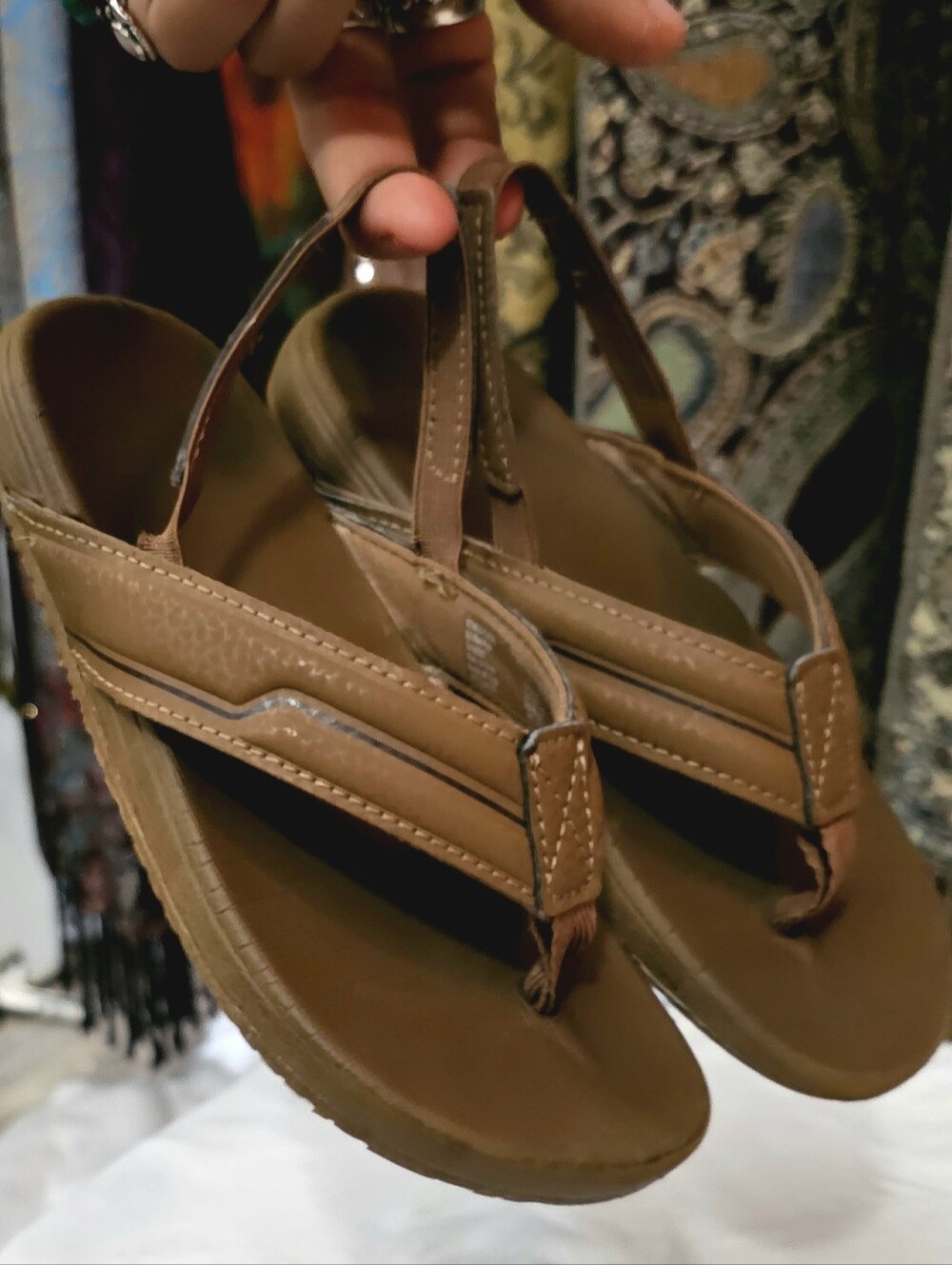 Unknown Brand Tan Kids Sandals Size 11-12
